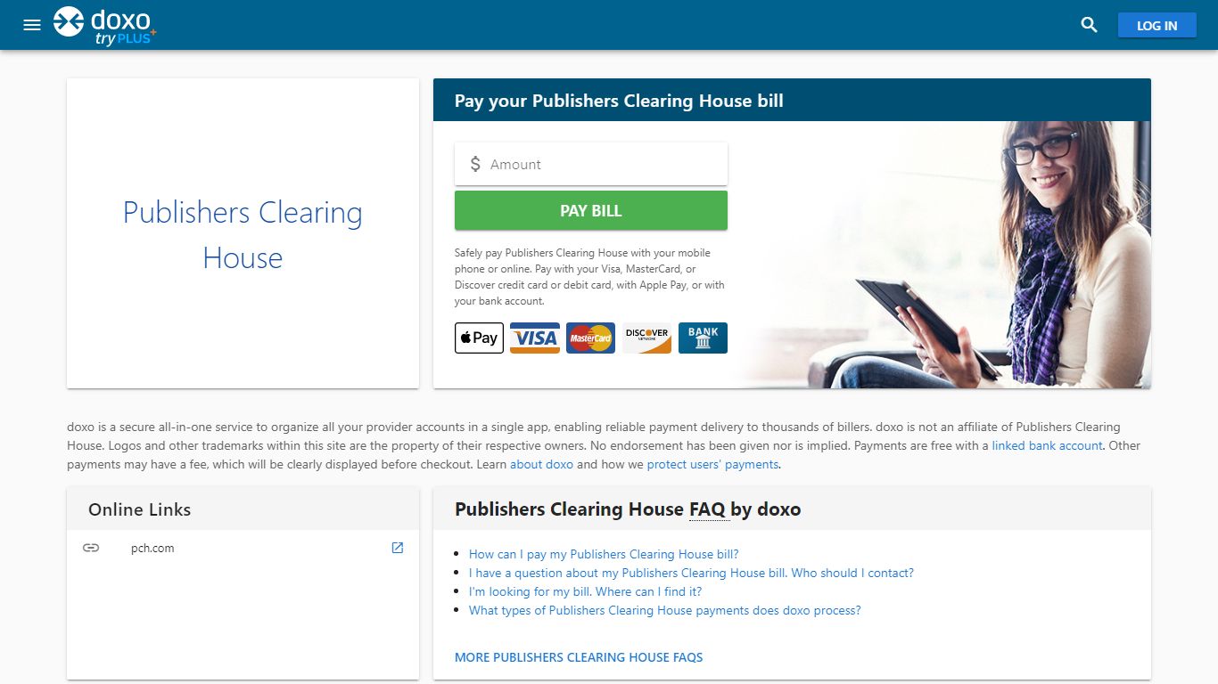 Publishers Clearing House | Pay Your Bill Online | doxo.com
